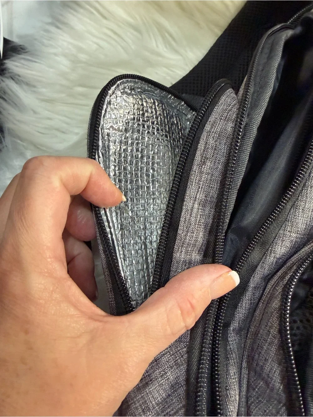 Gray baby Backpack - Durable Travel & Everyday Bag